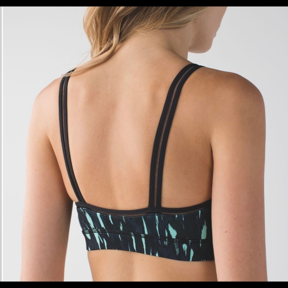 Lululemon Straight Up Mesh Strap Bra Size 6 - Picture 3 of 9